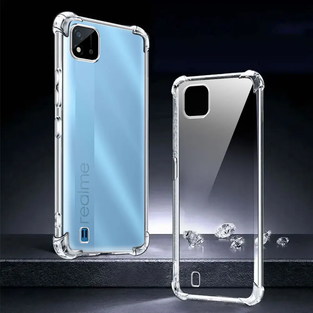 Airbag Shockproof Clear TPU Silicone Anti-Scratch Back Case Cover