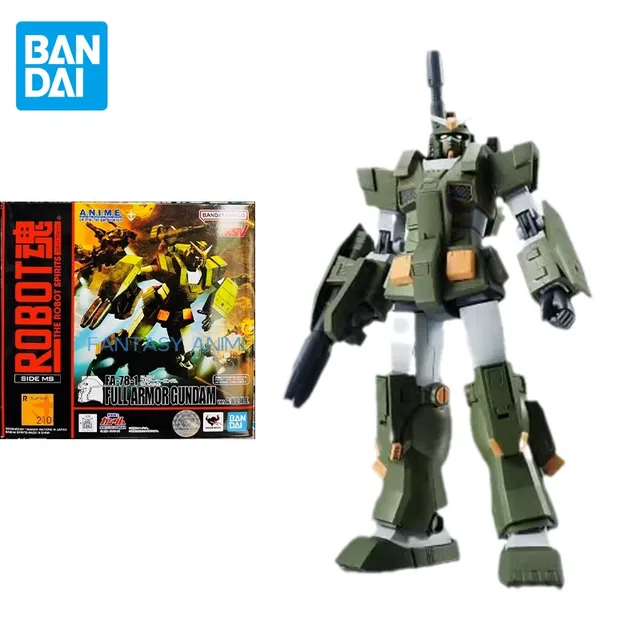 Bandai Original GUNDAM THE ROBOT SPIRITS Anime Figure FA-78-1 FULL ARMOR GUNDAM Action Figure Toys for Kids Gift Model