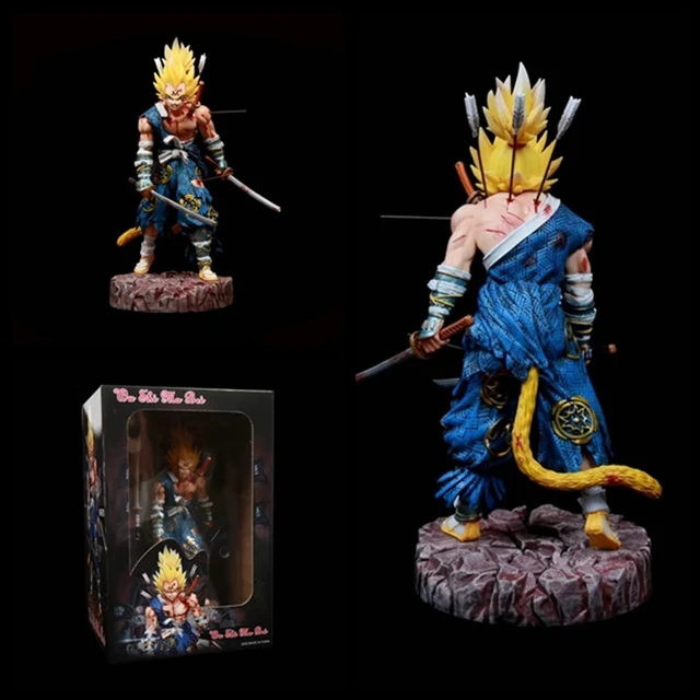 Figurine Black Goku avec Socle LED et Faux - Dragon Ball Super