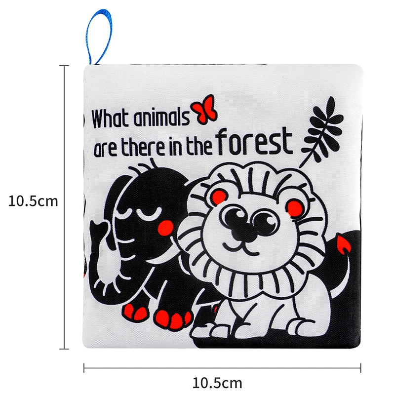 (6 Pieces) Soft Cloth Books Baby Books Bath Books 6 Pack (For Babies, Toddlers and Children) 5