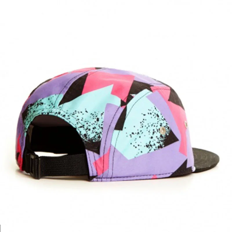 PANGKB Brand Trapezoi 2Tone 5 PANEL CAP adjustable adults outdoor casual baseball cap sports snapback hat for men women sun hats