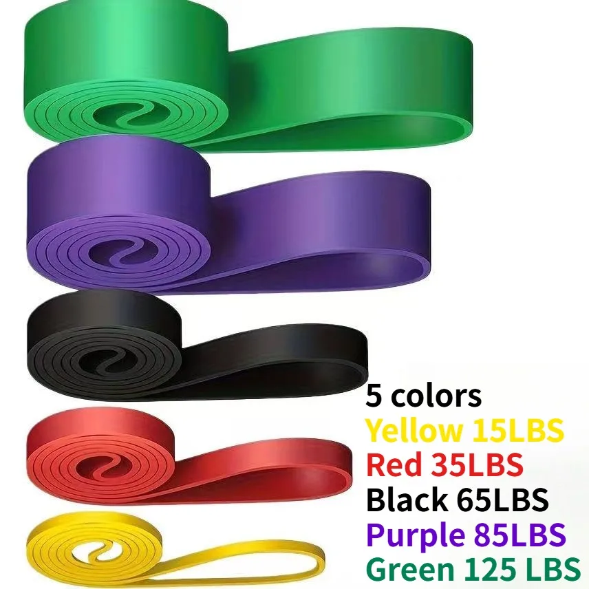 Versatile Resistance Bands Set for Strength Training - 7-Level Pull-Up Assistance and Stretch Bands for Full-Body Workouts