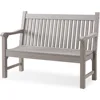 Garden Bench, 2-Person Poly Lumber Patio Bench,All-Weather Outdoor Bench That Never Rot and Fade, Memorial Bench,Suit for Garden 1