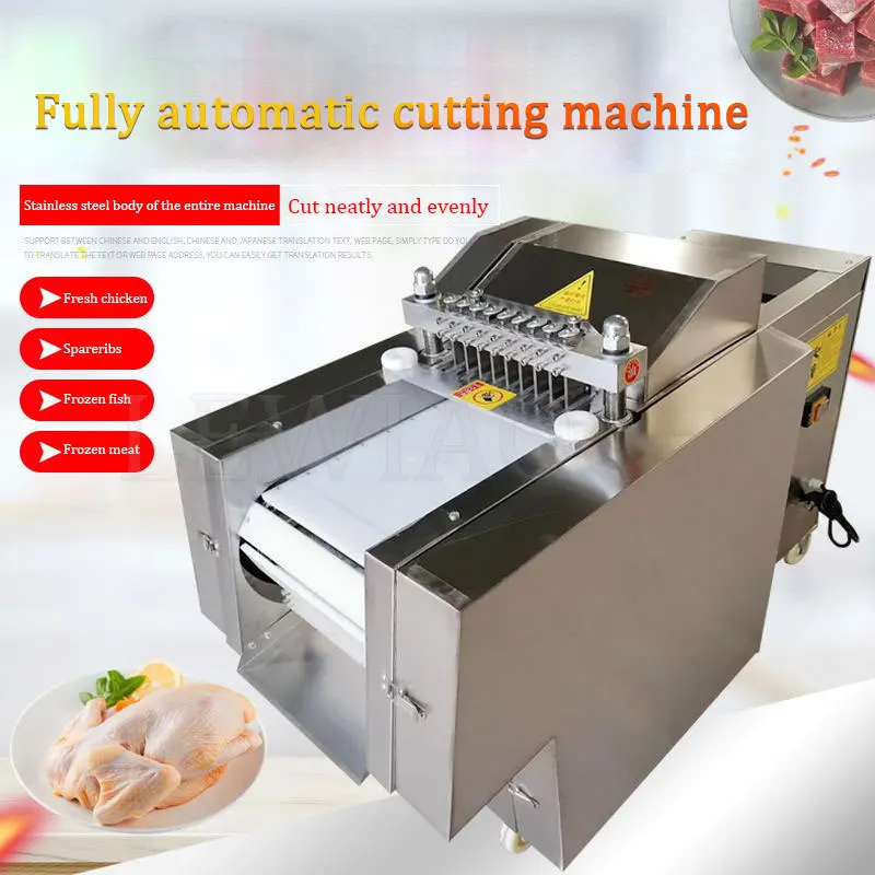 

Automatic Meat Cuber Chicken Cutter Frozen Meat Dicer Cube Cutting Machine