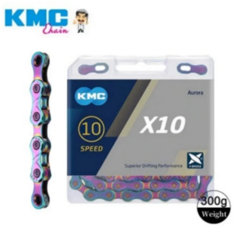 Bicycle Chain KMC X8 X9 X10 X11 X12 Color SL Road/MTB 8v 9v 10v 11v 12v 118L 126L Quick-Link For SHIMANO SRAM