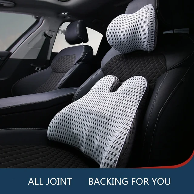 Memory Foam Car Lumbar Support Set  Car Seat Memory Foam Cushion - High  Quality Car - Aliexpress