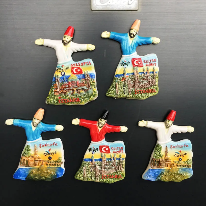 Kusadasi Turkije 3D Koelkast Magneet Boot Vorm Huis & Keuken Decoratie Magnetische Sticker, Kusadasi Turkije Koelkast Magneet Reizen Souvenir Gift