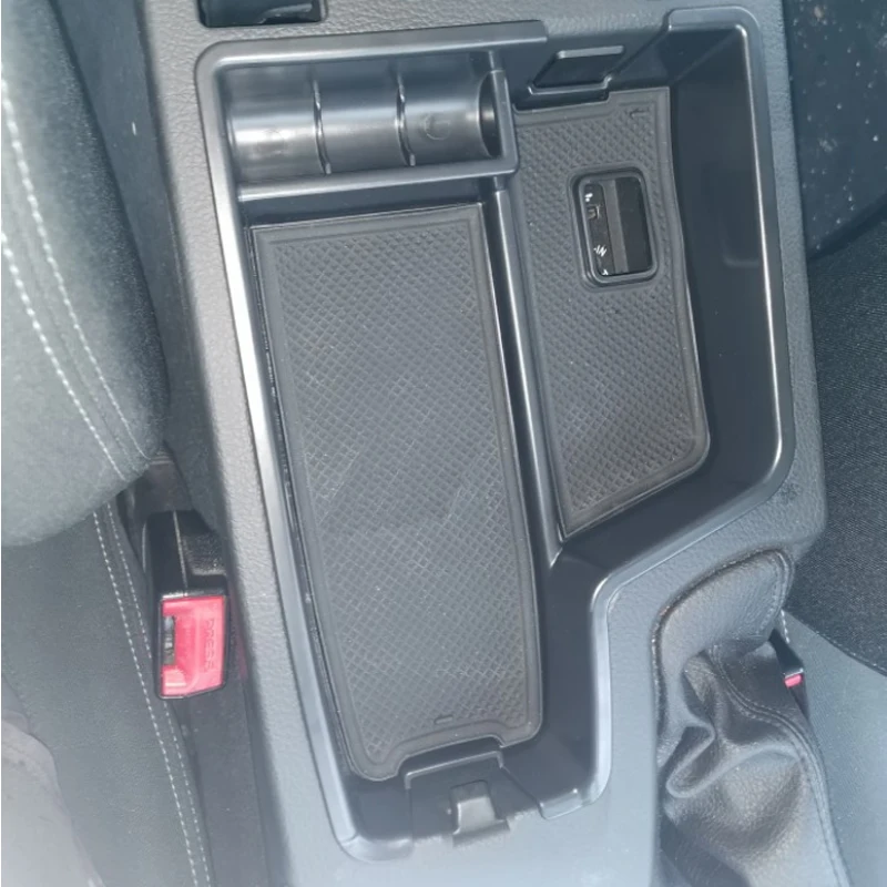 ABS 1 Pcs BMW 3 F30 F31 F34 F35 2013-2016 자동차 센터 콘솔 팔걸이 보관함 내부 주최자 트레이