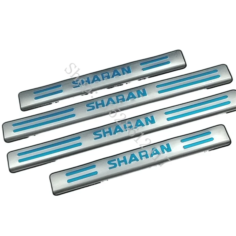 Car Accessories For VW/Volkswagen Sharan 2012 2013 2014 2015~ Stainless steel Door Sill Scuff Plate Guards Cover Trim