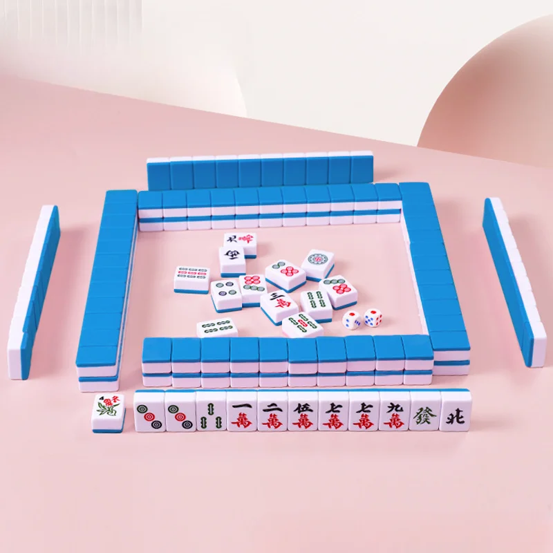 24/26/30 ミリメートルミニ麻雀ボードゲームポータブルトラベルセット