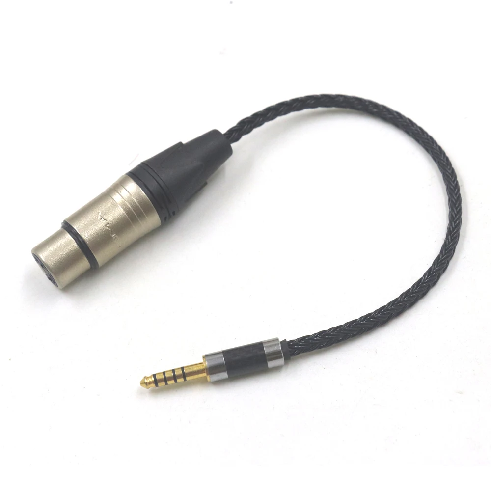 16-core-bright-black-44mm-balanced-male-to-4pin-xlr-balanced-female-audio-adapter-cable-44mm-m-to-xlr-f-cable