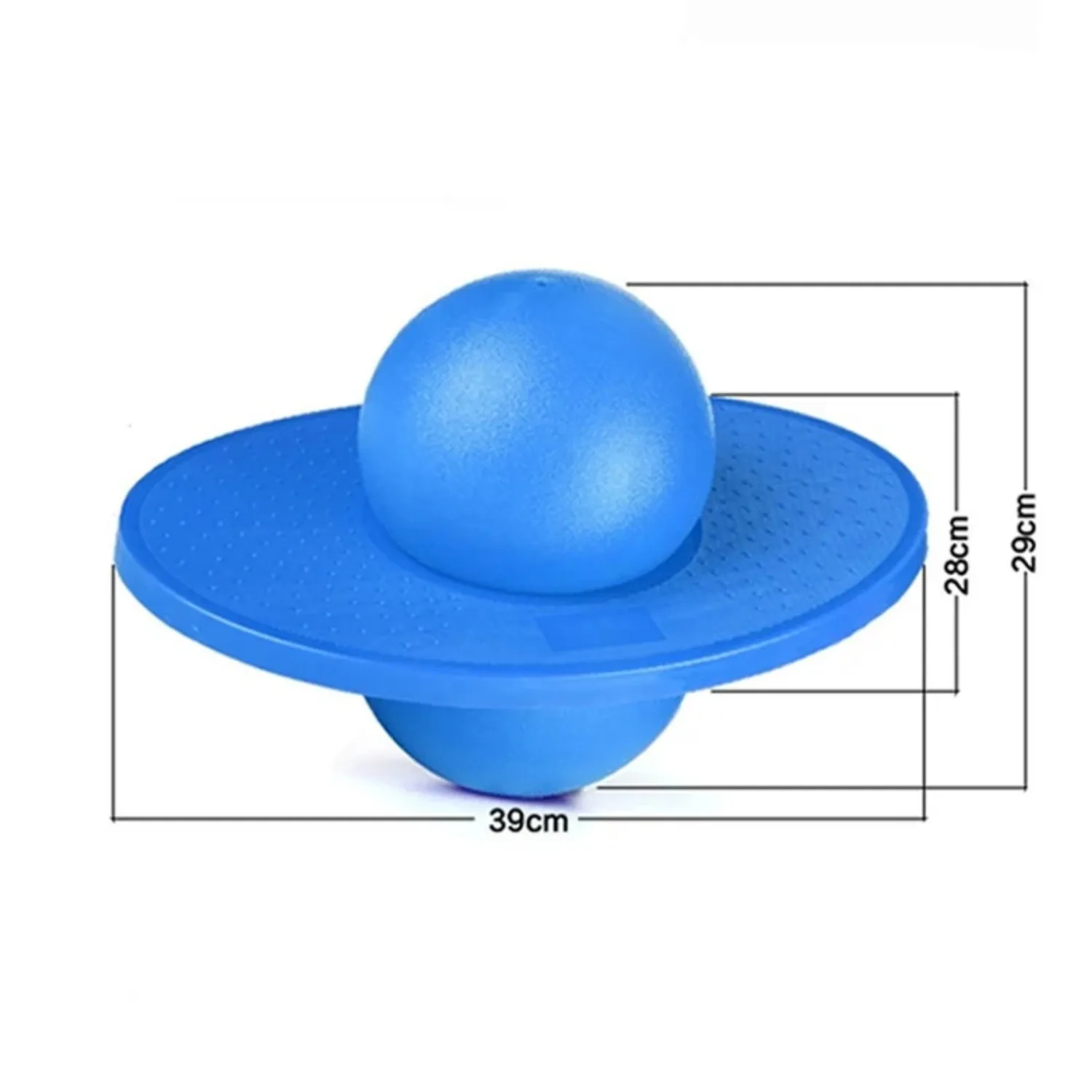 Jumping Ball Inflatable Outdoor Exercise Jumping Toy High Bounce Yoga Fitness Rock Hopper Ball Space Balance Jump Board
