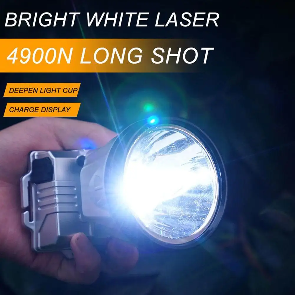 

Super Bright Rechargeable Light 1200mah High Power Lamp Waterproof Flashlight Camping Lantern Fishing Emergenc G7v0