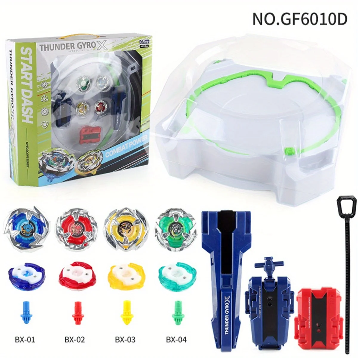 Spinning Top Toy Beyblade Toys Children's Explosive Gyro Set Accelerated Gyro Disc Competitive Disc Battle Toy