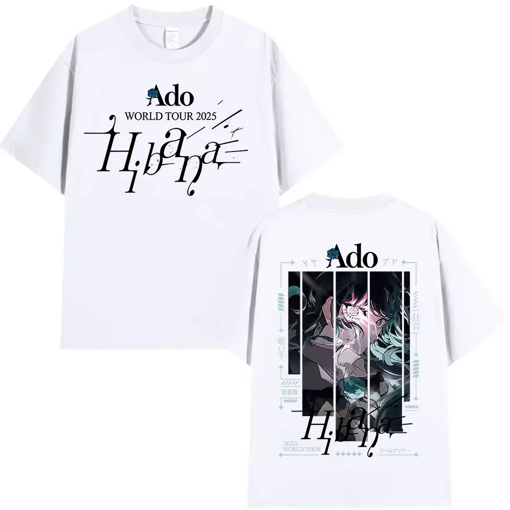 Ado WORLD TOUR Hibana Tシャツ 黒 M ライブ Ado WORLD TOUR 2025 Hibana Limited Goods Fashionable Long T
