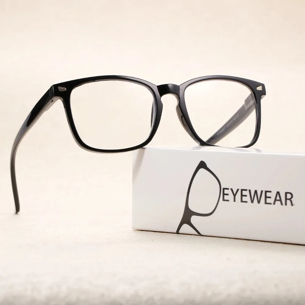 Elegant Simple and Stylish Geometric Glasses with Transparent Lenses