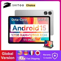 SVITOO 11-inch Tablet Android 15 12GB RAM 128GB ROM Octa-Core T606 8000mAh Battery Type-C Widevine L1 Tablets Global Version