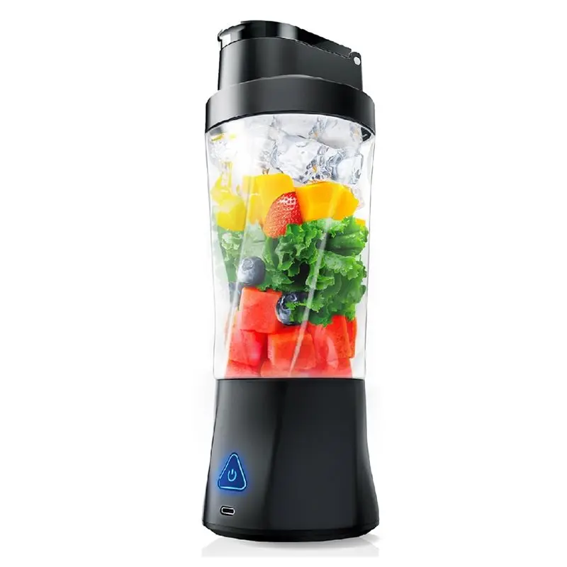 A52Q-Portable Blender, Cordless USB Rechargeable Mini Smoothie Maker Multi-Functional Fruit Blender For Home Office Travel Usage
