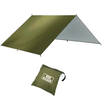 3x3 3x4 3x5 4x4 Sunshade Tarp Outdoor Camping Waterproof Awning Silver Coating UV Sun Shelter Picnic BBQ Lightweight Sun Canopy 1