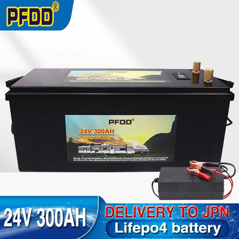 내장 BMS 리튬 다리미 인산염 전지, 골프 카트, 태양 캠핑용, LiFePO4 배터리, 4000 사이클, 12V, 24V, 400Ah, 300Ah, 200Ah, 100Ah