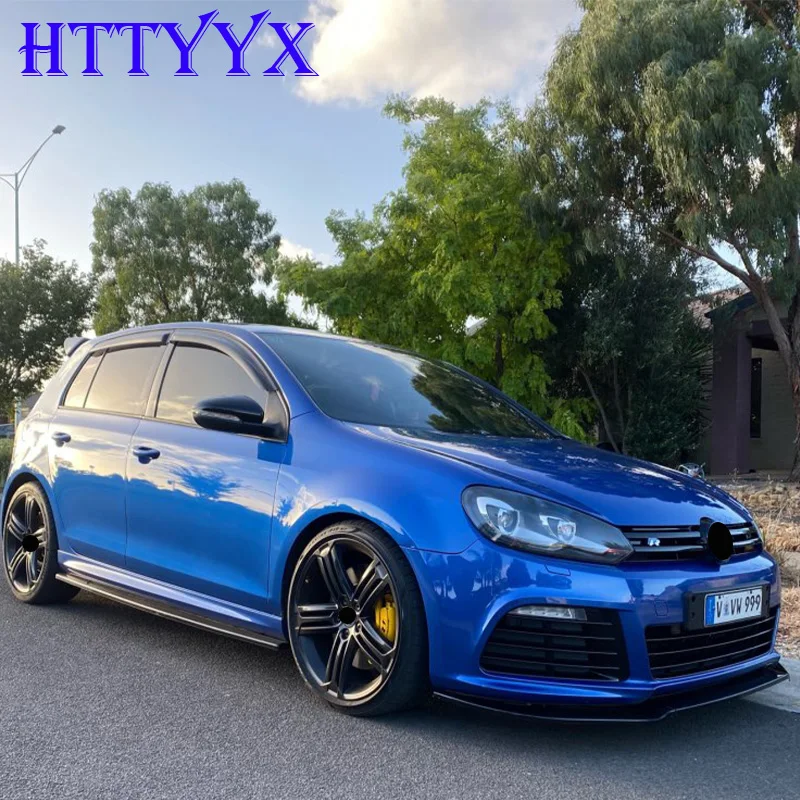 Car Bumper Spoiler Bumper Lip Bumper Lip Decoration Front Bumper Decoration Front Bumper Cover Bumper Strip Bumper Protector Maxton Style Front Bumper Splitter Lip Diffuser Body Kit Spoiler Guard For Volkswagen Golf 6 MK6 R R20 2008-2013