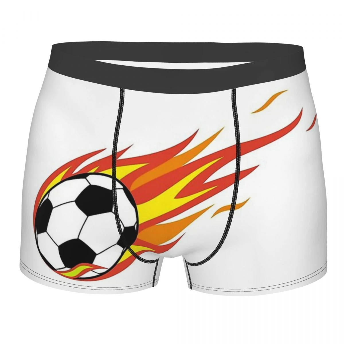 Voetbal Sport Fire Voetbal Onderbroek Homme Slipje Mannelijke Ondergoed  Print Paar Sexy Set Calecon| | - AliExpress