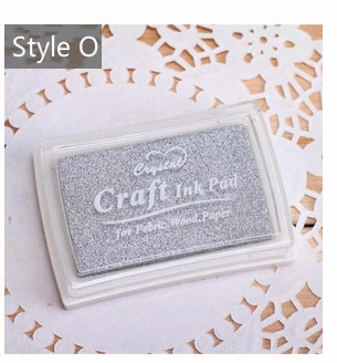 Mr Paper 15 Colors Inkpad Handmade DIY Craft Oil Based Ink Pad for Fabric Wood Paper Scrapbooking Ink pad Finger Painting O