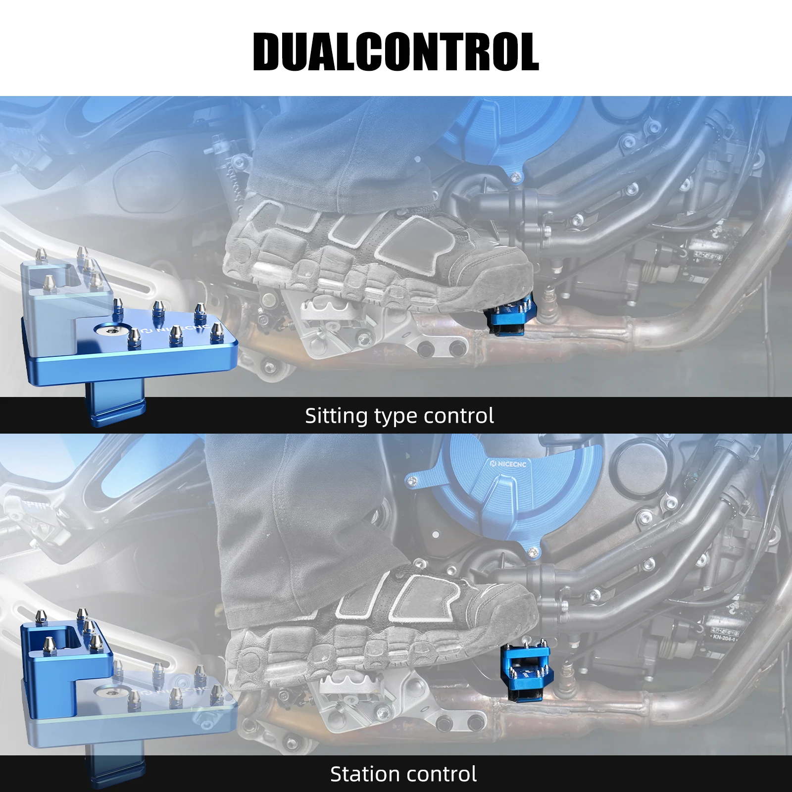 2019-2024 Für Yamaha Tenere 700 XTZ700 DualControl Fußbremspedal Fußrasten TENERE700 Rally Edition 2020-2024 Tenere700 xtz700 – Detail 26