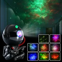 Galaxy Star Projector LED Night Light Starry Sky Astronaut Porjectors Lamp For Decoration Bedroom Home Decorative 2