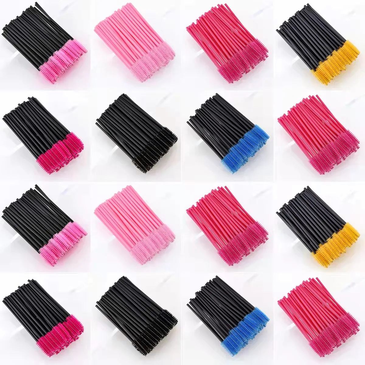 Makeup Brush 5/50Pcs Eyelash brush Extension Disposable Eye lashes Make Up Brushes Eyebrow Mascara Wand Applicator flexible can bent