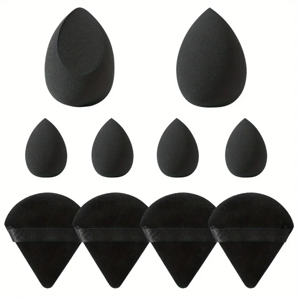 

10PCS Cosmetic Puff Set Makeup Blender Beauty Egg Soft Foundation Sponge Puff Women Powder Puff Make Up Accessories Beauty Tools