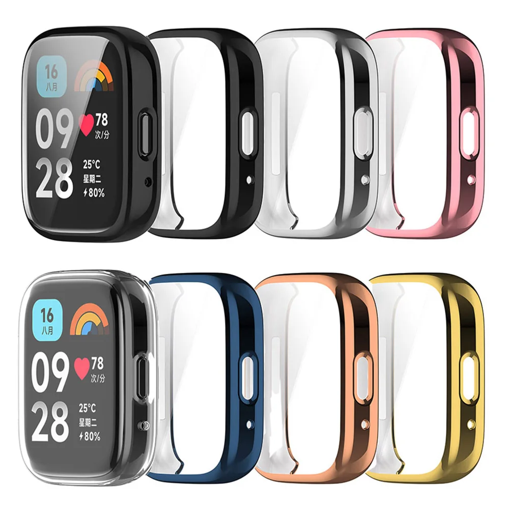 Premium Soft TPU Protective Shell and Full Screen Bumper Cover