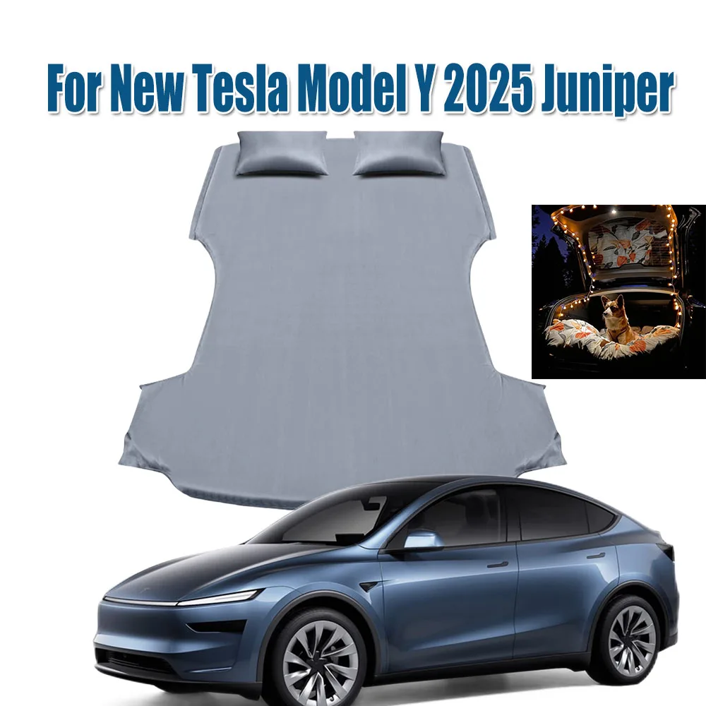 New Car Air Inflation Mattress For Tesla Model Y Juniper SUV Trunk Inflatable Pad Sleeping Mat Air Bed Travel Camping