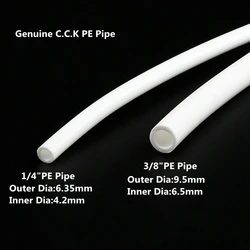Flexible White PE Tubing for Reverse Osmosis and Aquarium Filters (0.5-10 Meter, 1/4 - 3/8 Inch O.D) (3I8 tube)
