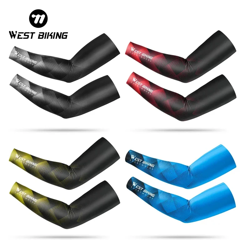 Sun Protection Arm Sleeves Cycling Arm Sleeves Ice Fabric Anti-UV for Running Cycling