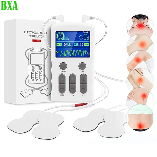 6 Output Channel Tens Body Massager Tennis Electroestimulador Muscular  Electric Muscle Stimulator Physical Therapy Masajeador - Relaxation  Treatments - AliExpress