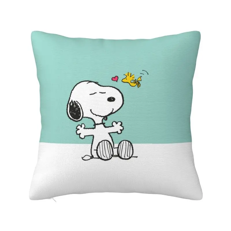 thumbnail image 1 of Funda de almohada personalizada S-Snoopys Funda de cojín de anime Charlie Brown Funda de almohada cuadrada, 1 of 5