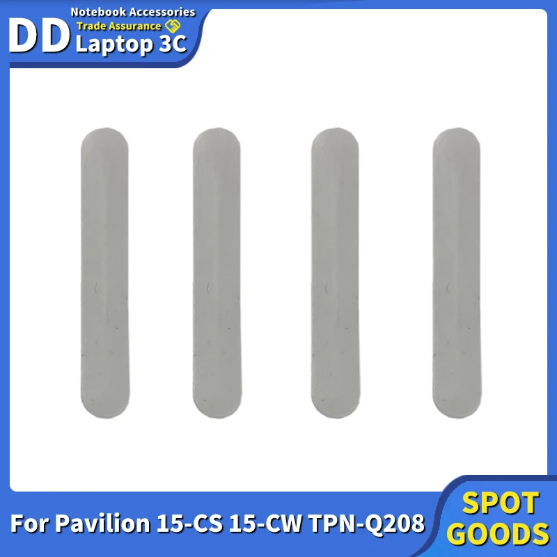 New Laptop Rubber Foot Strips Pads Original Replacement For HP Pavilion 15-CS 15-CW TPN-Q208 TPN-Q210 Notebook Accessories