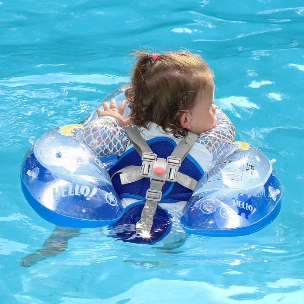 Swimbobo New Upgrade Kids Inflatable Baby Floating Water Toy Swimming Floats Trainer Child Swim Pool Ring PVC Children Float 2