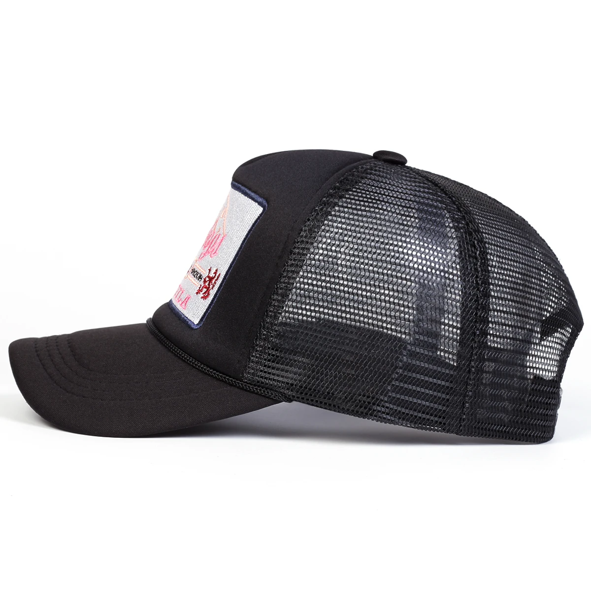 Unisex TEQUILA Letter Embroidery Baseball Net Caps Spring and Summer Outdoor Adjustable Casual Hats Sunscreen Hats