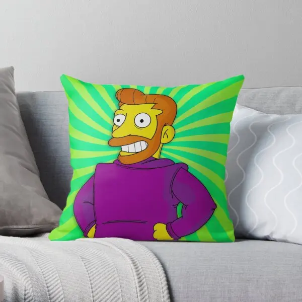 

Hank Scorpio Backwards Coat Green Sim Printing Throw Pillow Cover Bedroom Hotel Fashion Bed Soft Pillows not include One Side