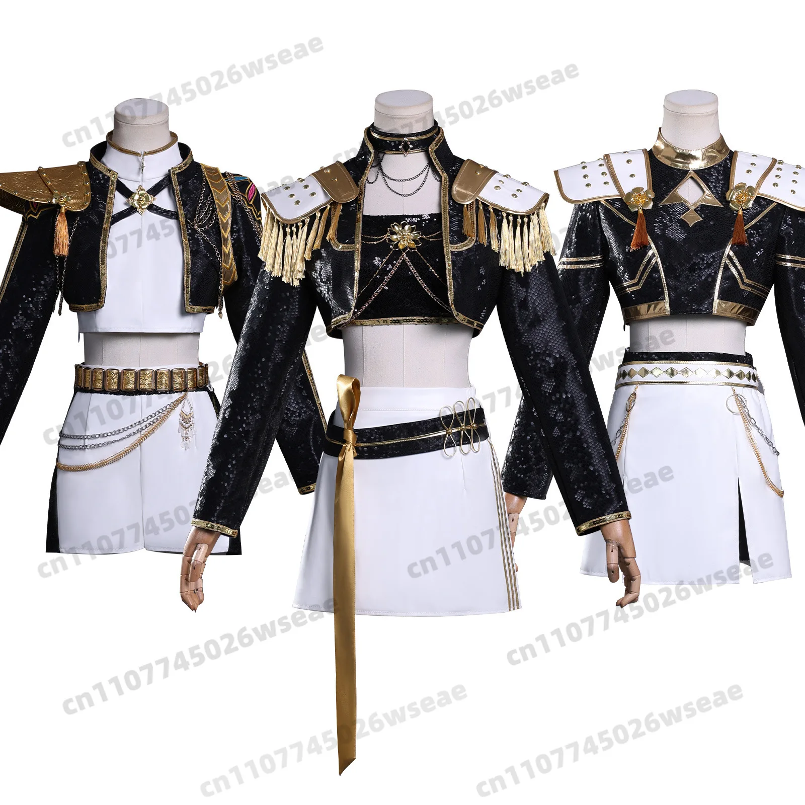 2025 New Hot Anime Rumi Zoey Mira Cosplay Costume Jacket Skirt