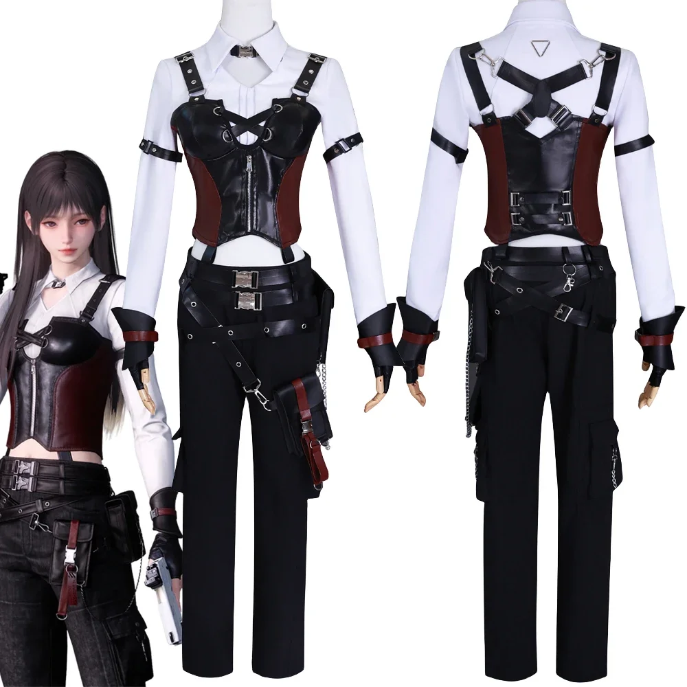 

New 2024 Game Love And Deepspace Xavier SUPACE Heroine Cosplay Costume Adult Women Uniform Suit Halloween Clothes Outfit
