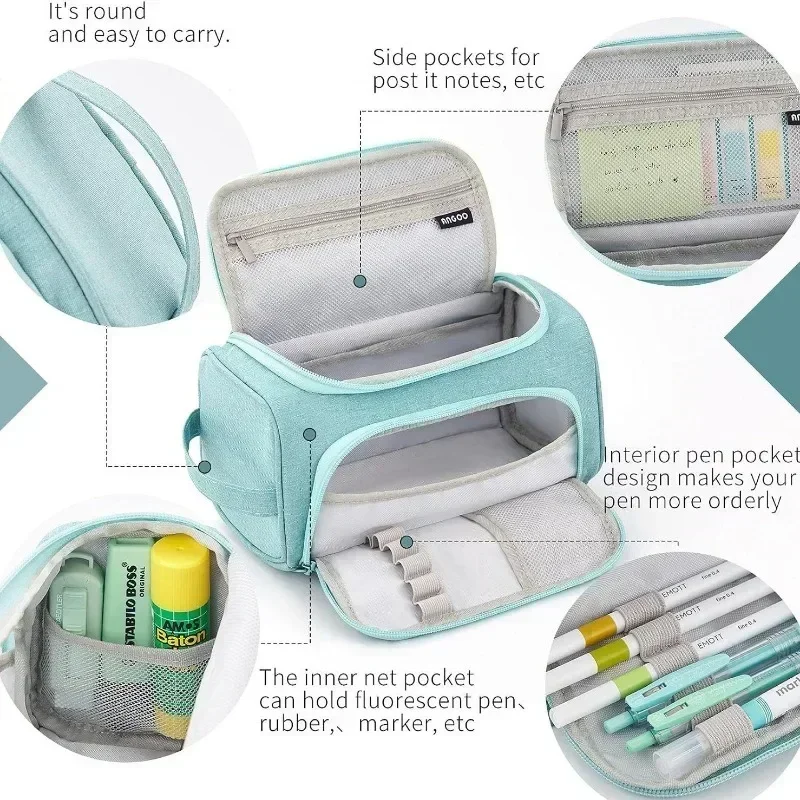 Large Pencil Case for Kids pencil cases stationery box pen storage bag