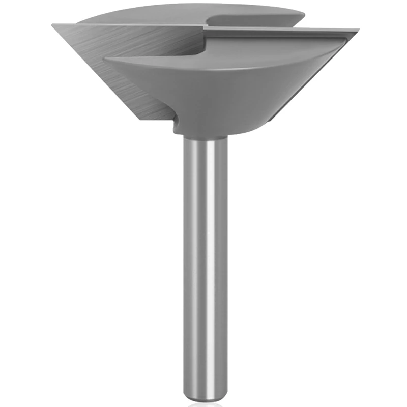 

Детали для ножа с прозрачным нижним отверстием, серая деревообрабатывающая фреза, гравировальная машина, головка для обрезки, 8 мм