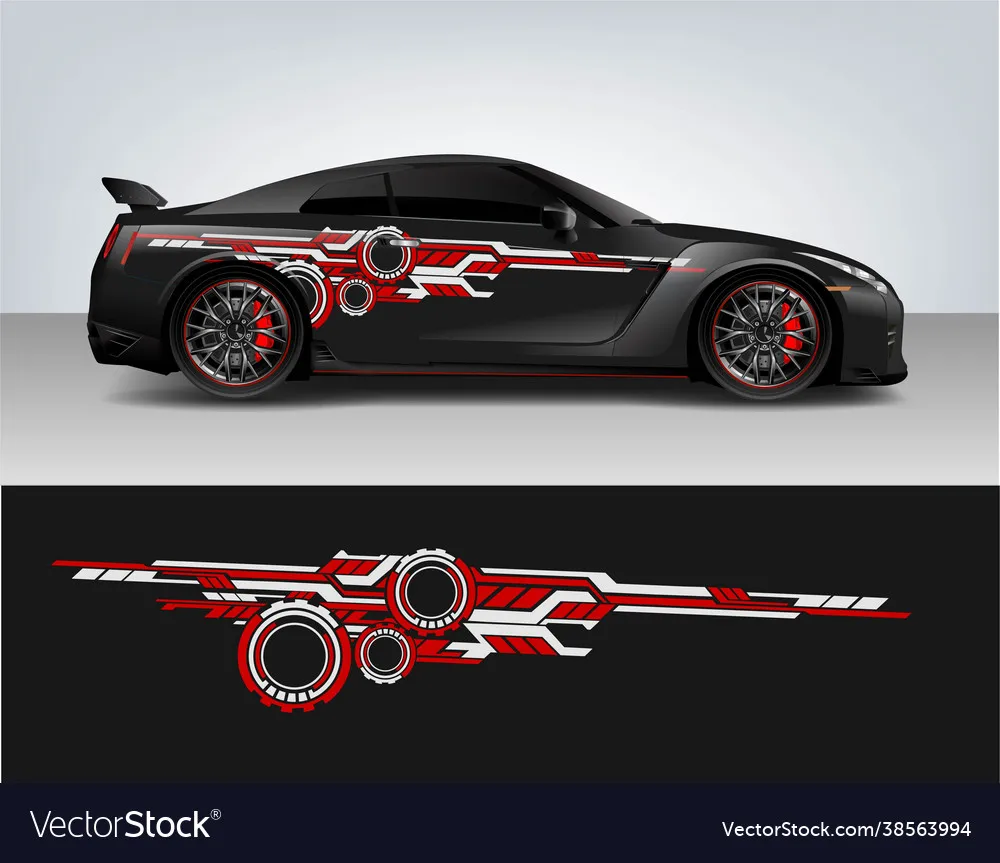 

Black Knight Full Body Racing Car Graphic Decal Vinyl Wrap Car Full Wrap Sticker Decorative Car Decal Length 400cm width 100cm