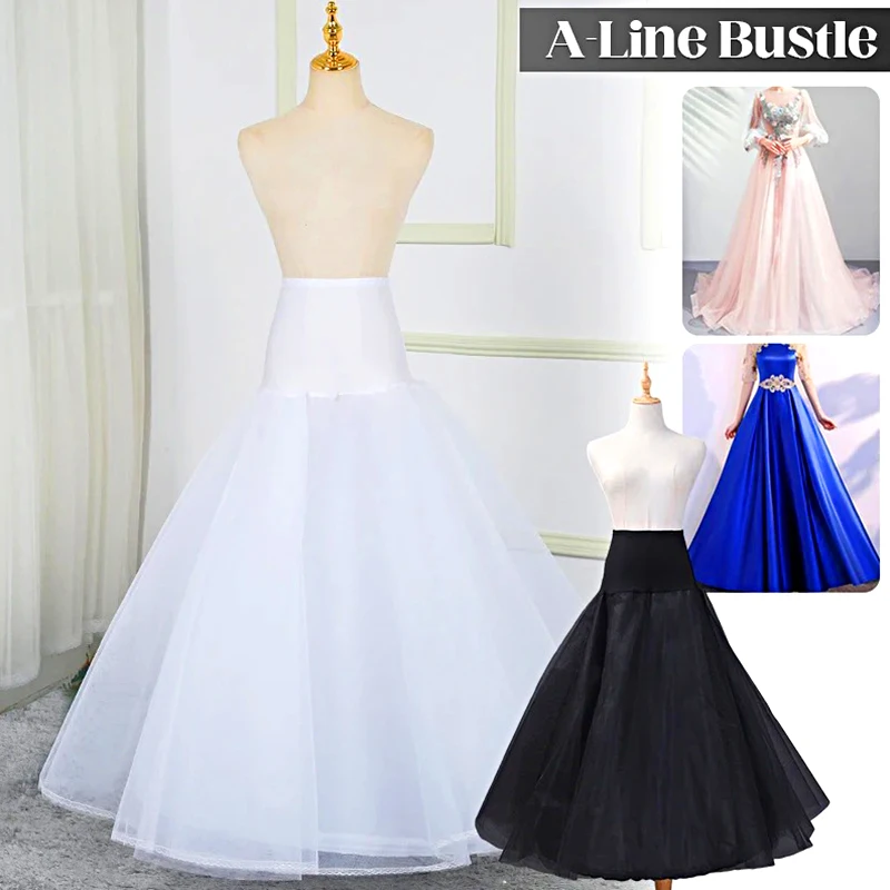 Wedding Gown Petticoat Big Hoop Crinoline Women Bridal Dress Underskirt Ruffle Loops Skirt A-line Vintage Banquet Party Cosplay