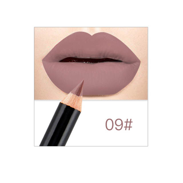 Colors Brand Lip Pencils Matte Lipliner Pencil Waterproof Makeup Lips 2020 Matte Lipstick Lip Liner Pen Smooth Nude Cosmetics