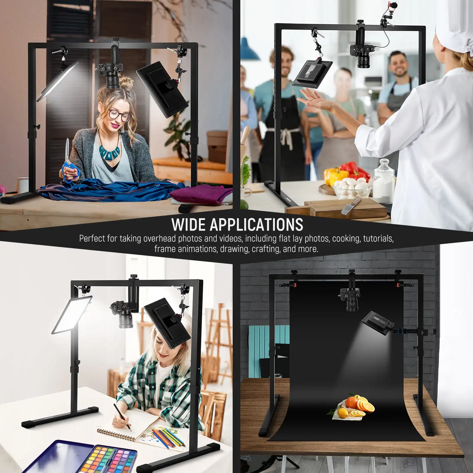 NEEWER ST100 Desktop Photography StandSupport DSLR Camera Laptop Video Light For Photo Video for Youtube Ins Live Streaming
