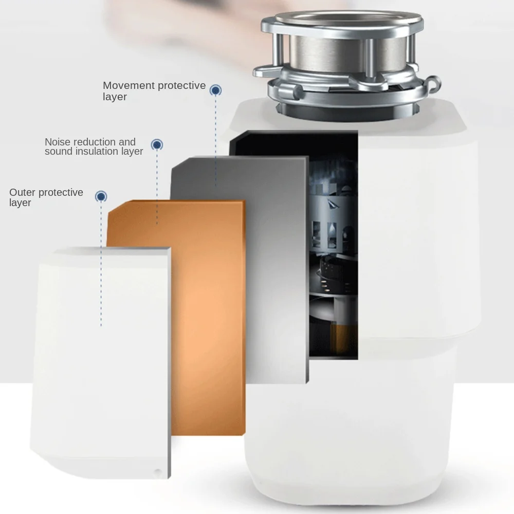 Home Appliances Kitchen Waste Disposer Silent Sink Sewers Kitchen Waste Disposer 4